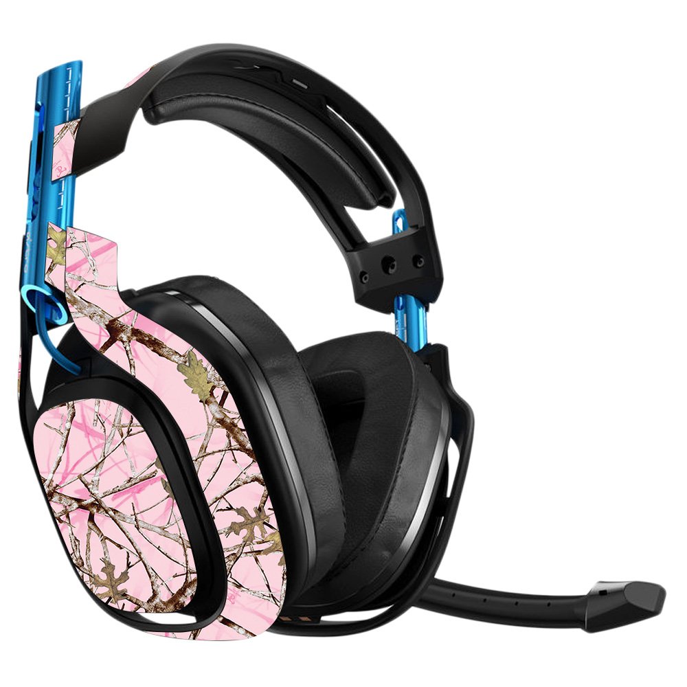 MightySkins Vinyl Decal Wrap Cover for Astro A50 3rd Gen Gaming Headset - Pink Camouflage | Protective, Durable & Customizable Skin | Easy to Apply & Remove | Made in USA | Perfect for Gaming Setups & Personalization