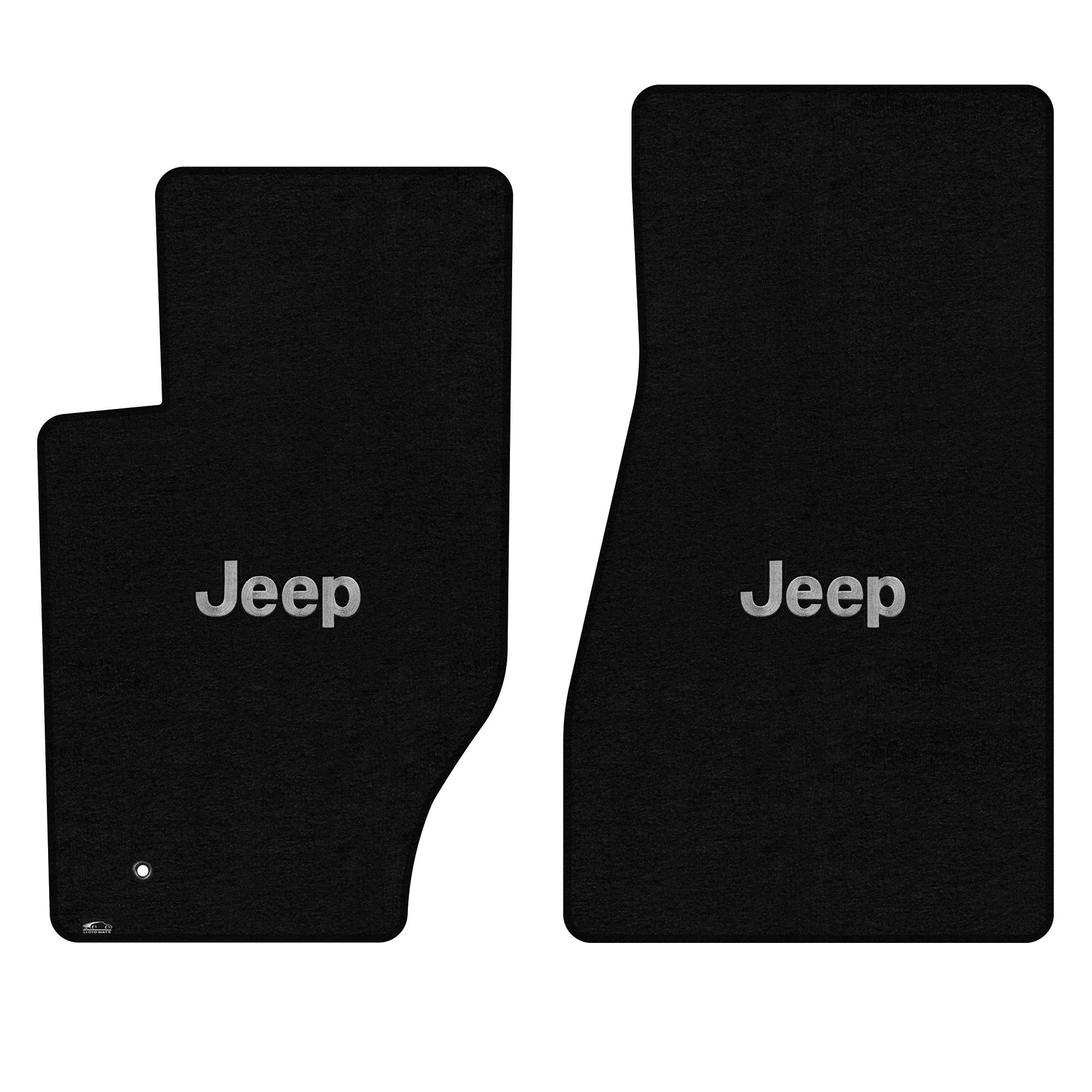 Premium Custom-Fit Carpeted Floor Mats for 2005-2008 Jeep Grand Cherokee - 2-Piece Set (Black) | Luxury Car Floor Liners for Enhanced Comfort & Protection - Perfect for Daily Commutes & Road Trips