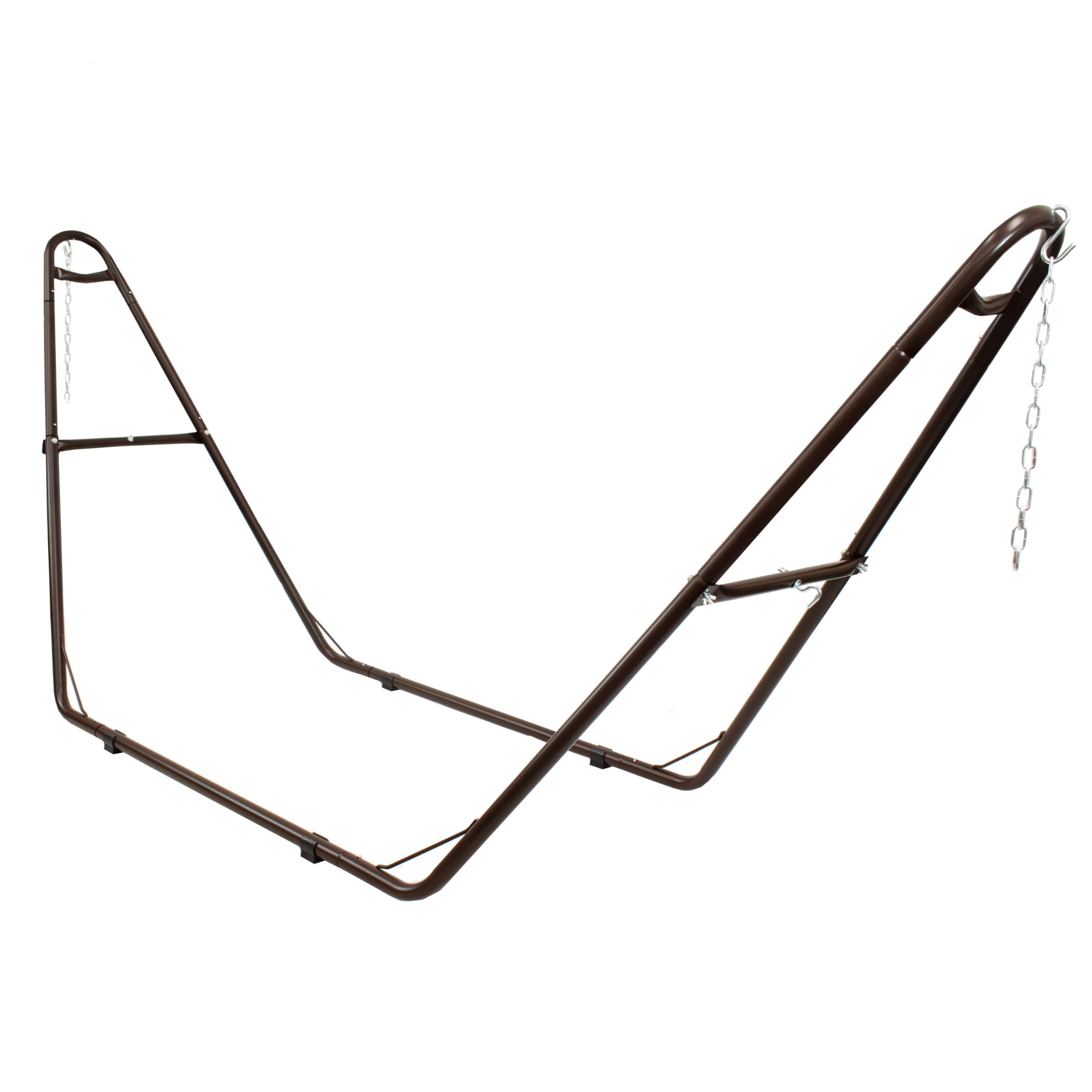 Heavy-Duty Universal Double Hammock Stand - 550 lbs Capacity for 9-14 Foot Hammocks - Bronze Outdoor Hammock Stand for Backyard, Patio, Camping & Beach Relaxation