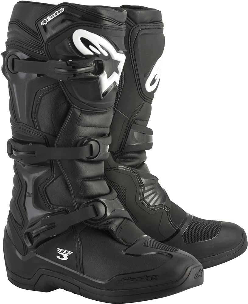 Alpinestars Tech 3 Men's Motocross Boots - Durable Off-Road Motorcycle Riding Boots for MX, Enduro & Trail Riding - Perfect for Racing & Adventure Motorcycling