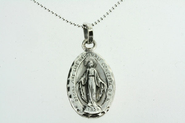 Saint Pendant Necklace with 55cm Ball Chain - Religious Jewelry for Men & Women - Perfect for Gifts, Daily Wear, and Special Occasions