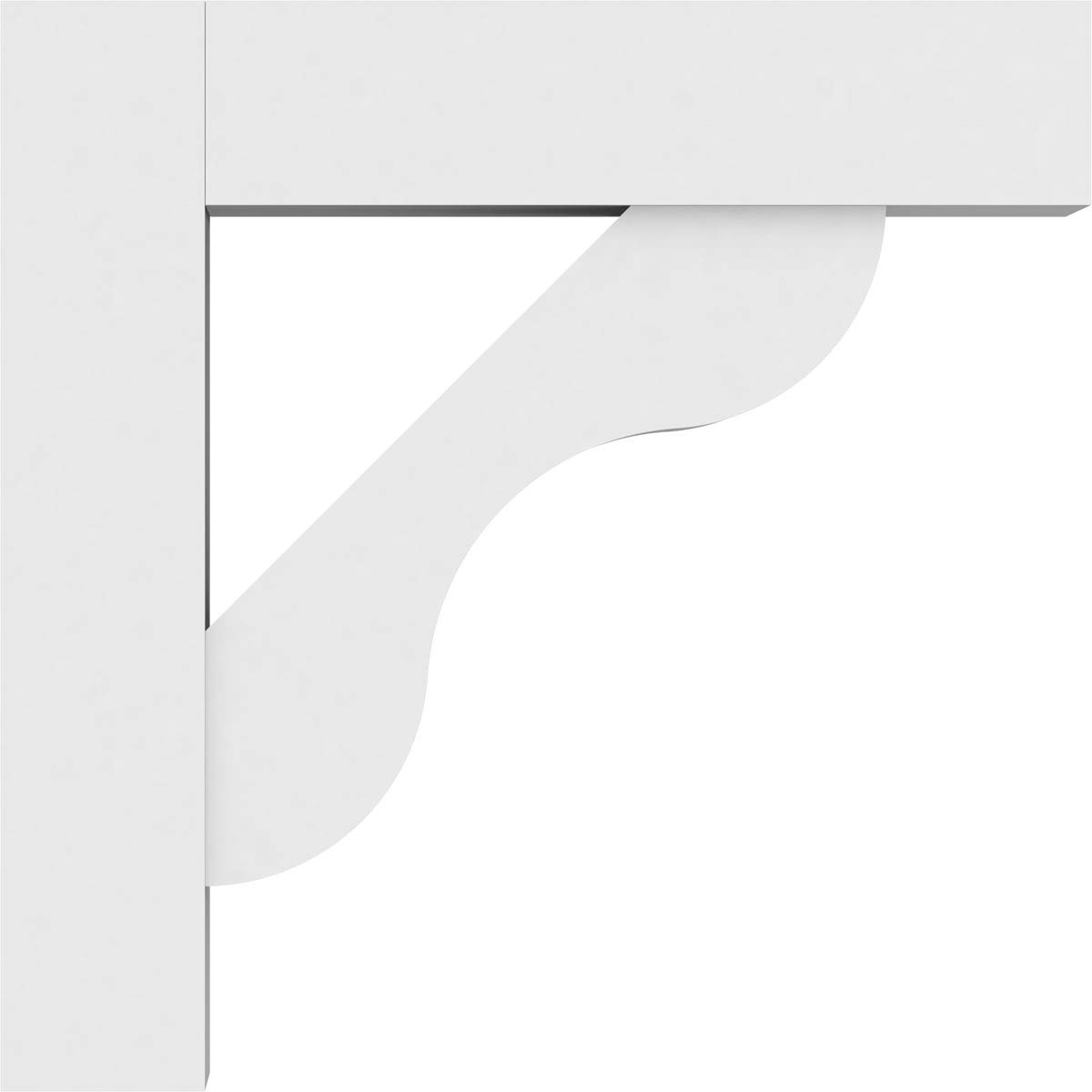 Ekena Millwork BKTP05X24X24CAR05 5