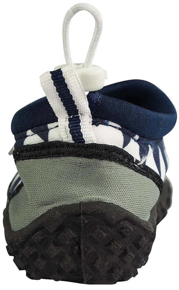 NORTY Wave Aqua Sock Kids Water Shoes - Quick-Dry Swim & Beach Shoes for Boys & Girls - Non-Slip Water Socks for Pool, Ocean & Outdoor Activities - Shark Design