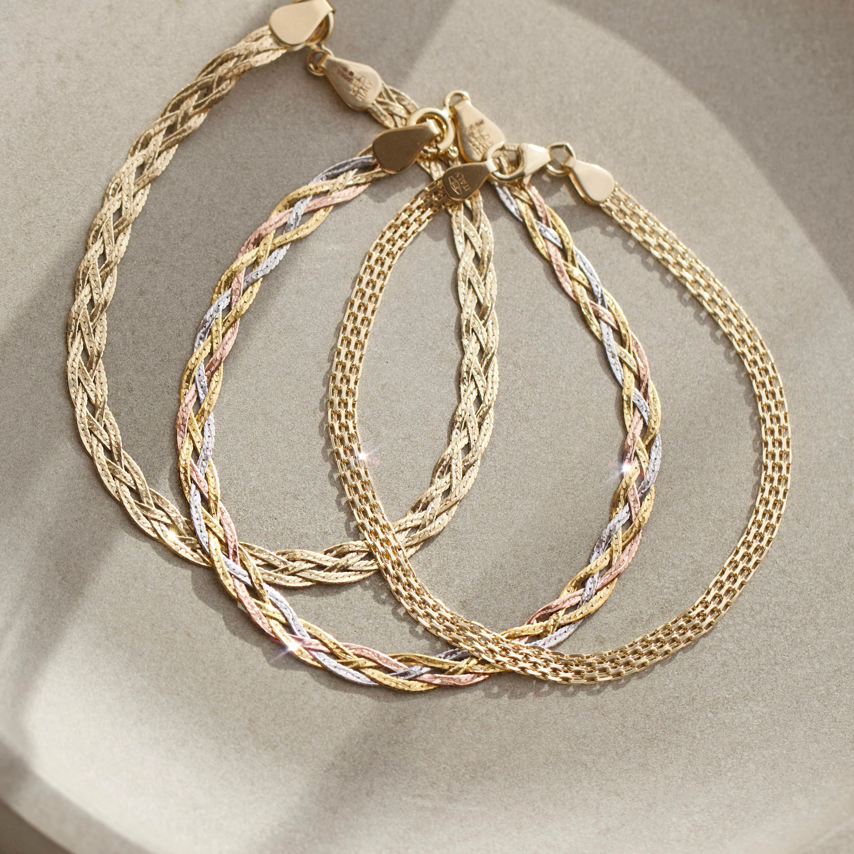 Braided Bismark Chain Bracelet for Women - Elegant Gold & Silver Jewelry for Everyday Wear, Gifts & Special Occasions