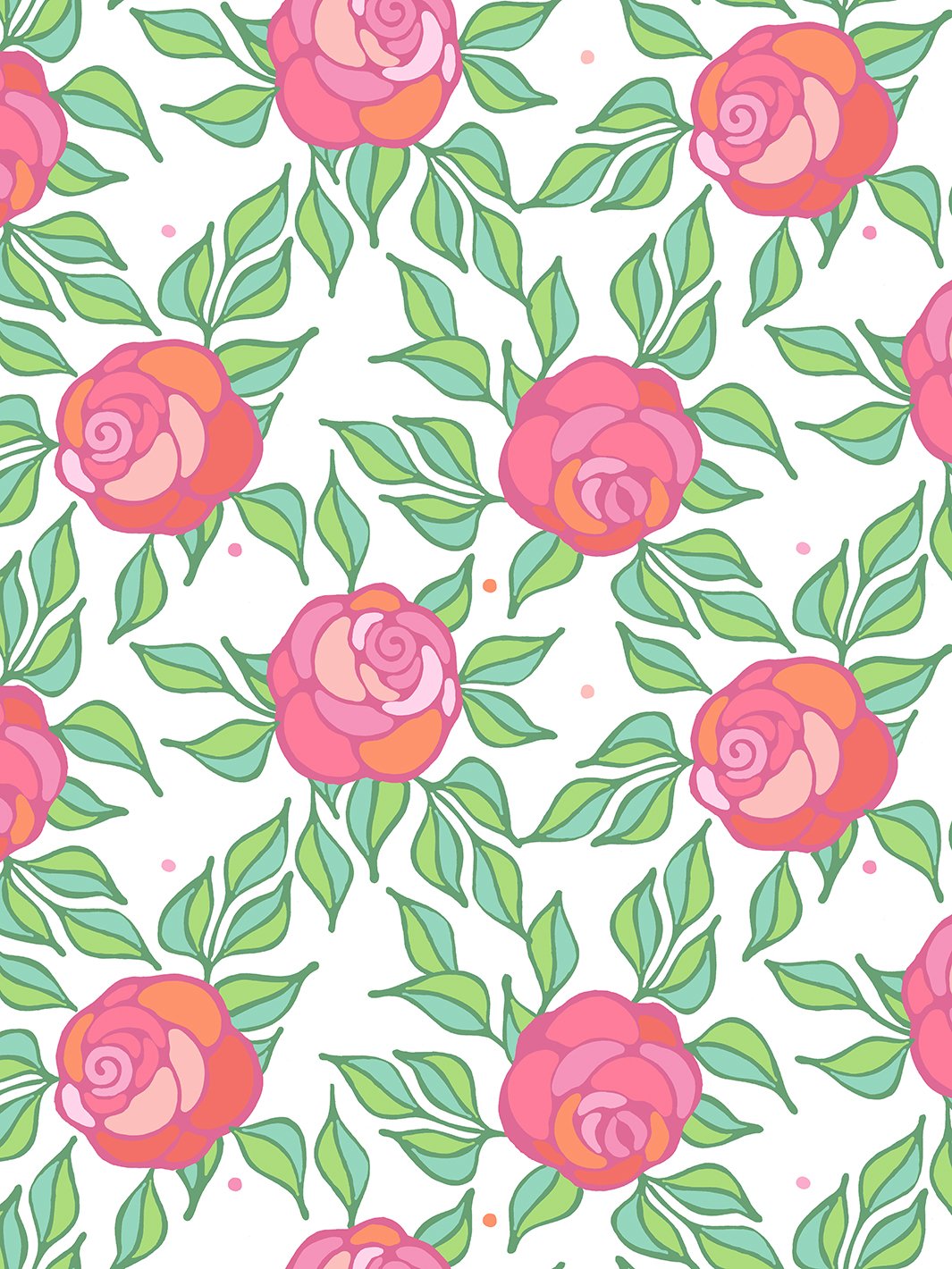 Barbie™ Berry 'Groovy Floral' Peel and Stick Wallpaper - Self-Adhesive Removable Wallpaper for Bedroom, Nursery, Living Room Decor