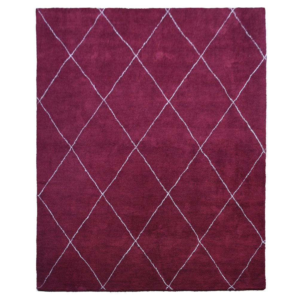 Hand-Knotted Bohemian Rug - Colorful & Unique Vintage Design - Perfect for Living Room, Bedroom, or Boho Home Decor