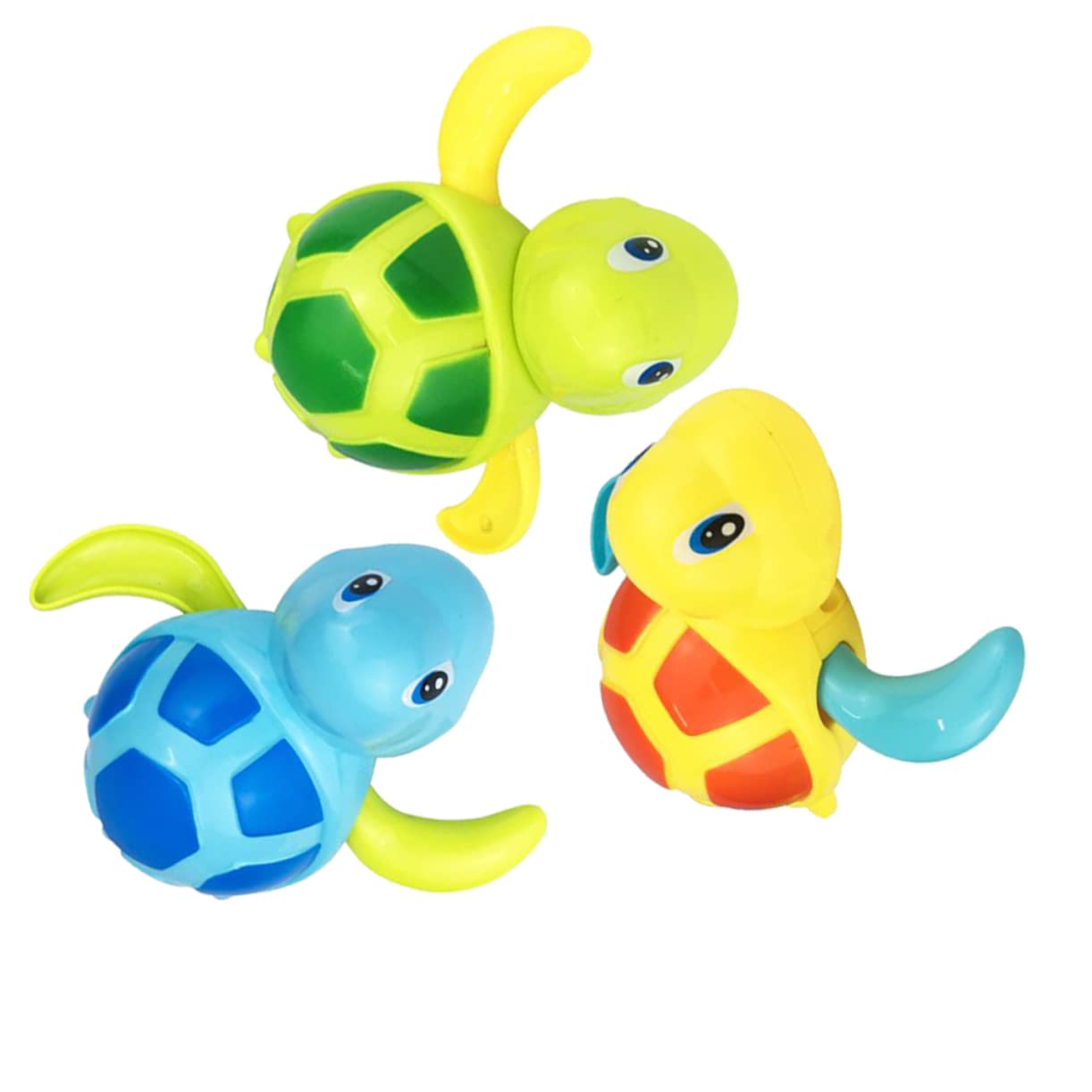 VICASKY 9-Piece Wind-Up Bath Toys Set - Colorful Clockwork Swimming Animals for Toddlers & Kids - Fun Bathtime, Pool Party & Sensory Play Water Toys
