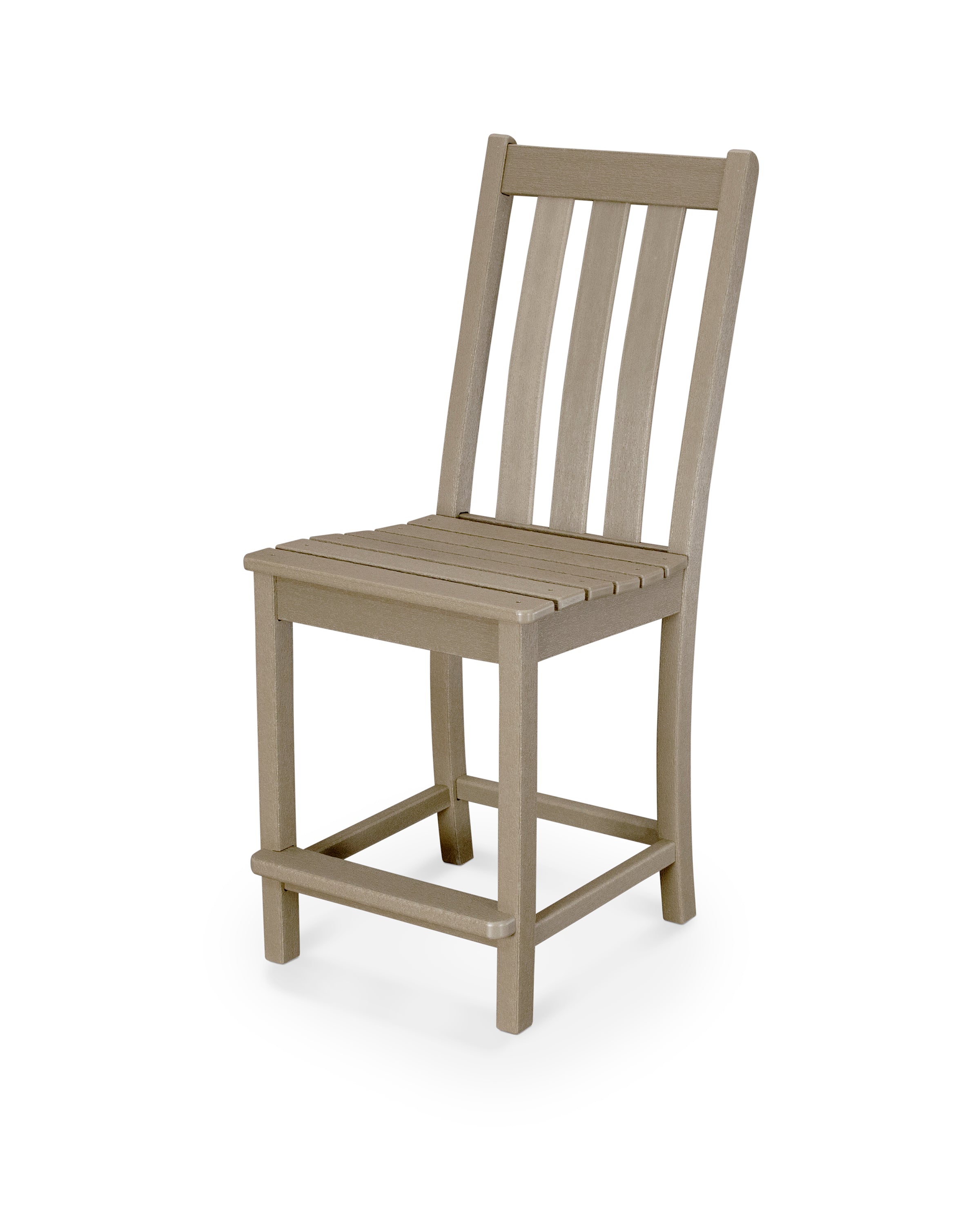 POLYWOOD Vineyard Counter Height Chair - Durable Outdoor Bar Stool for Patio, Deck, or Kitchen - Weather-Resistant & Easy to Clean - Perfect for Entertaining or Relaxing