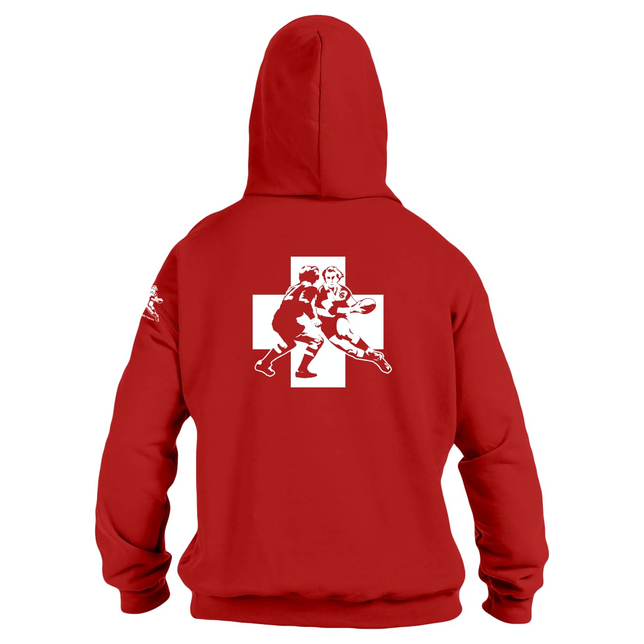 Give Blood Play Rugby Hoodie - Men's & Women's Pullover Sweatshirt for Rugby Fans & Sports Enthusiasts - Perfect for Game Day, Training, and Casual Wear