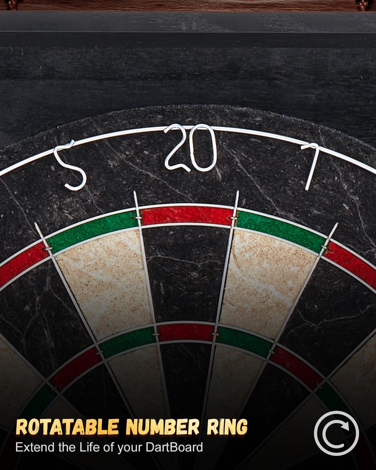 Premium Sisal Dart Board Cabinet Set with 12 Steel Darts - Wooden Dartboard Cabinet with Integrated Scoreboard for Adults & Family Game Rooms - Perfect for Home Bars, Game Rooms, and Man Caves