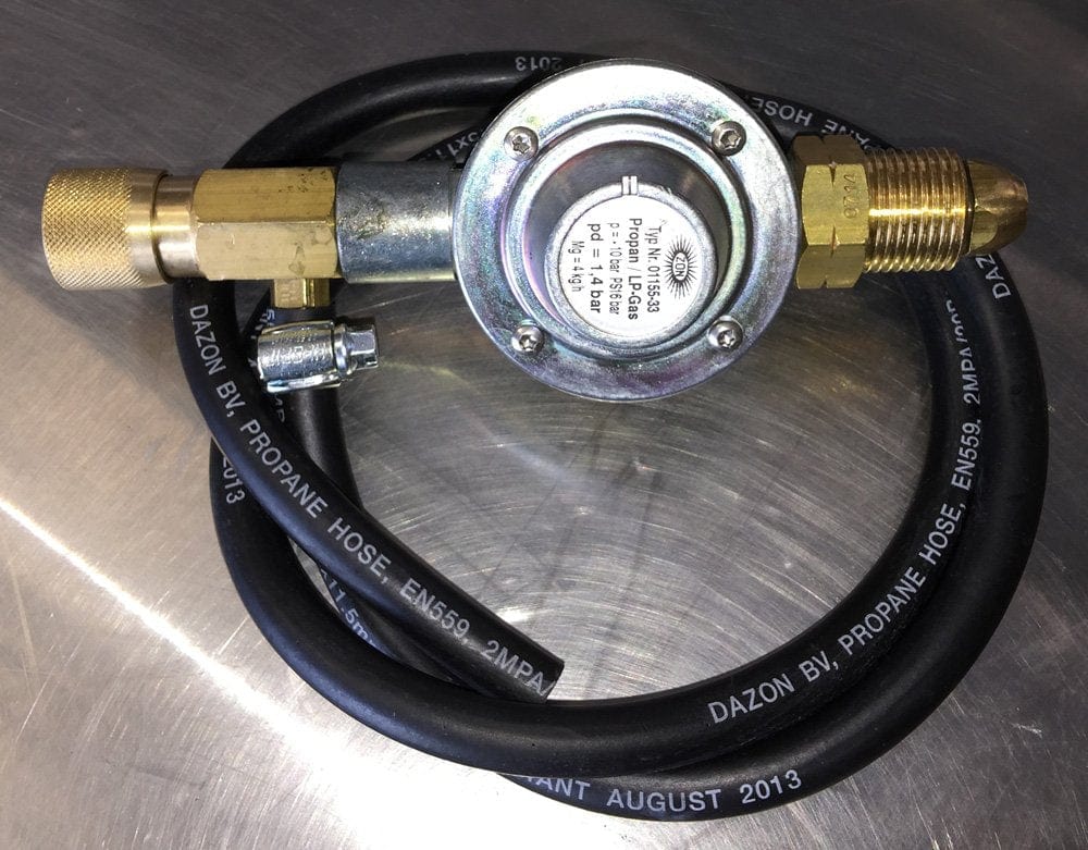 Zon Cannon Pressure Regulator with Hose - Heavy Duty Air Compressor Accessory for Spray Painting, Sandblasting & Pneumatic Tools | Perfect for Automotive, Industrial & DIY Projects