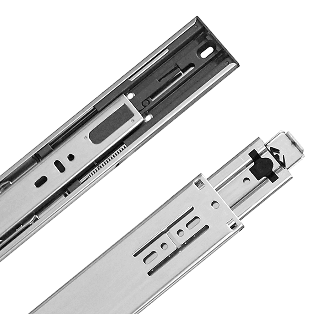 10 Pairs 500mm Soft Close Full Extension Ball Bearing Drawer Slides - Smooth Gliding for Kitchen Cabinets, Wardrobes & Office Furniture