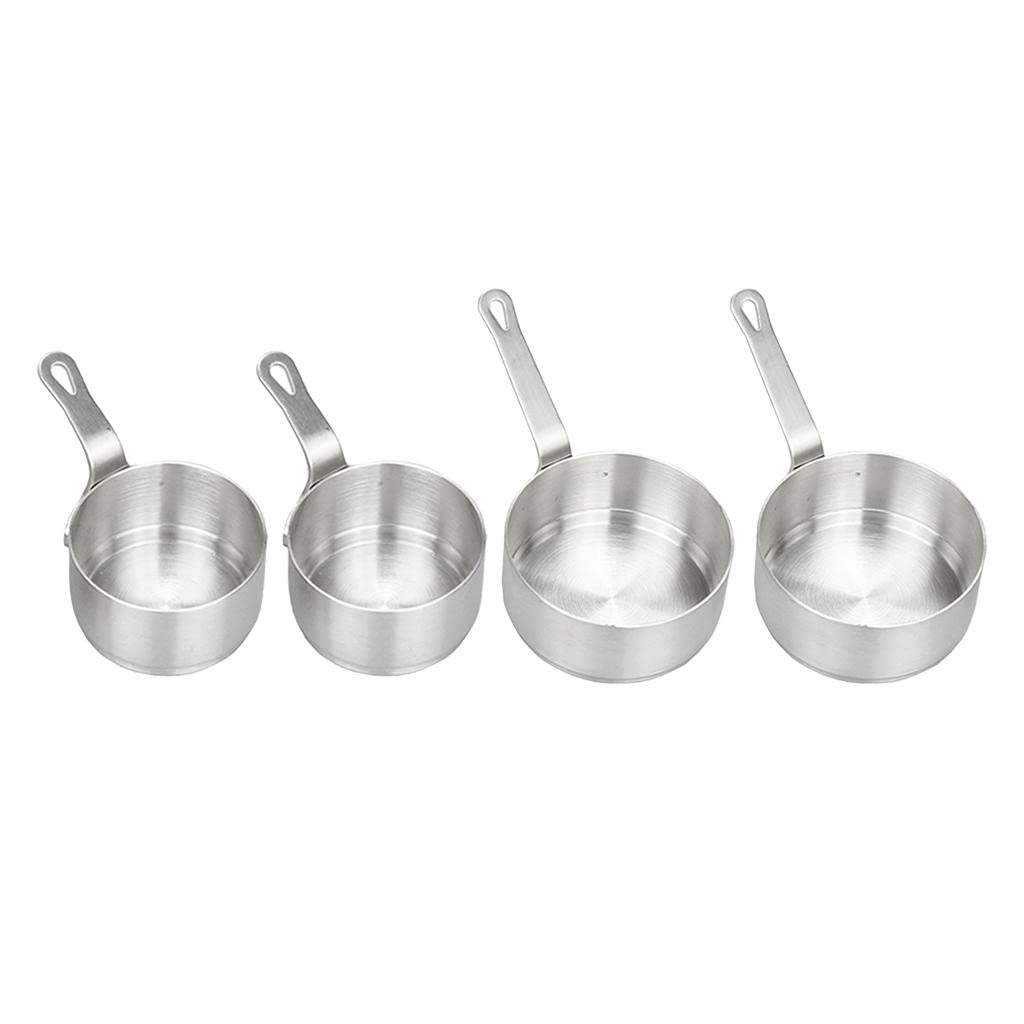 Yajuyi 4X Mini Soup Warmer Pot - 50ml Butter Melting Pan for Cooking, Chocolate, Wax & Fondue - Perfect for Kitchen, Restaurant & DIY Crafts