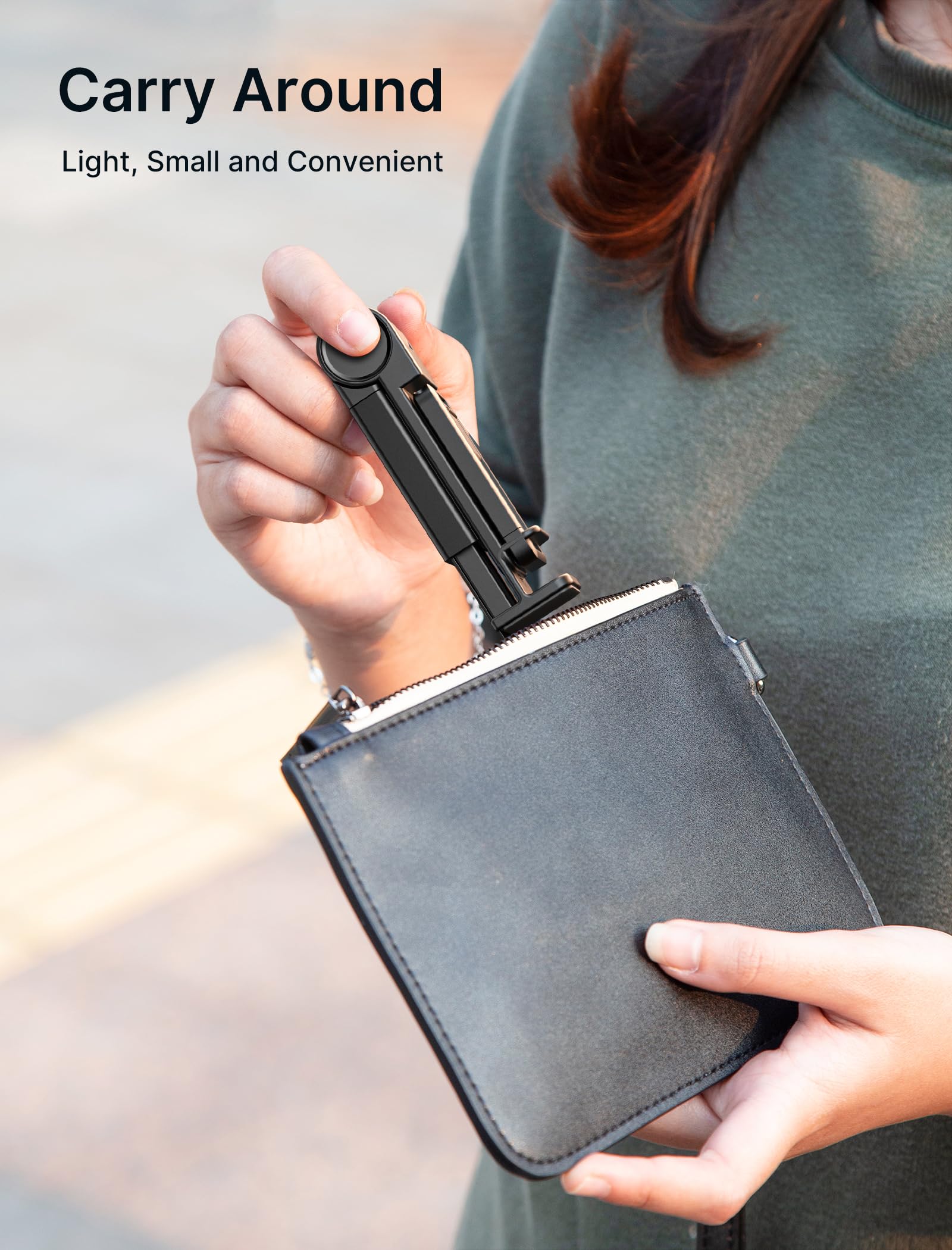 JSAUX 360° Rotatable Airplane Phone Holder - Hands-Free Travel Accessory for iPhone, Samsung & More | Perfect for In-Flight Entertainment & Long Trips