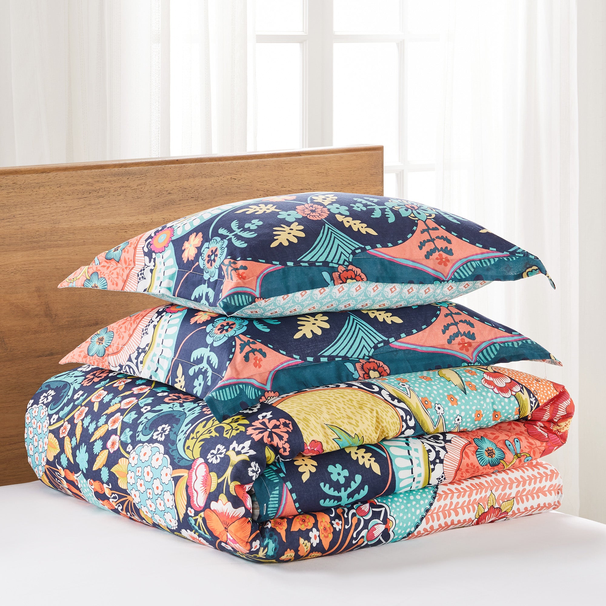 Jules Duvet Cover Set - Soft & Breathable 3-Piece Bedding Set (Duvet Cover + 2 Pillowcases) - Perfect for Master Bedroom, Guest Room & Cozy Home Decor