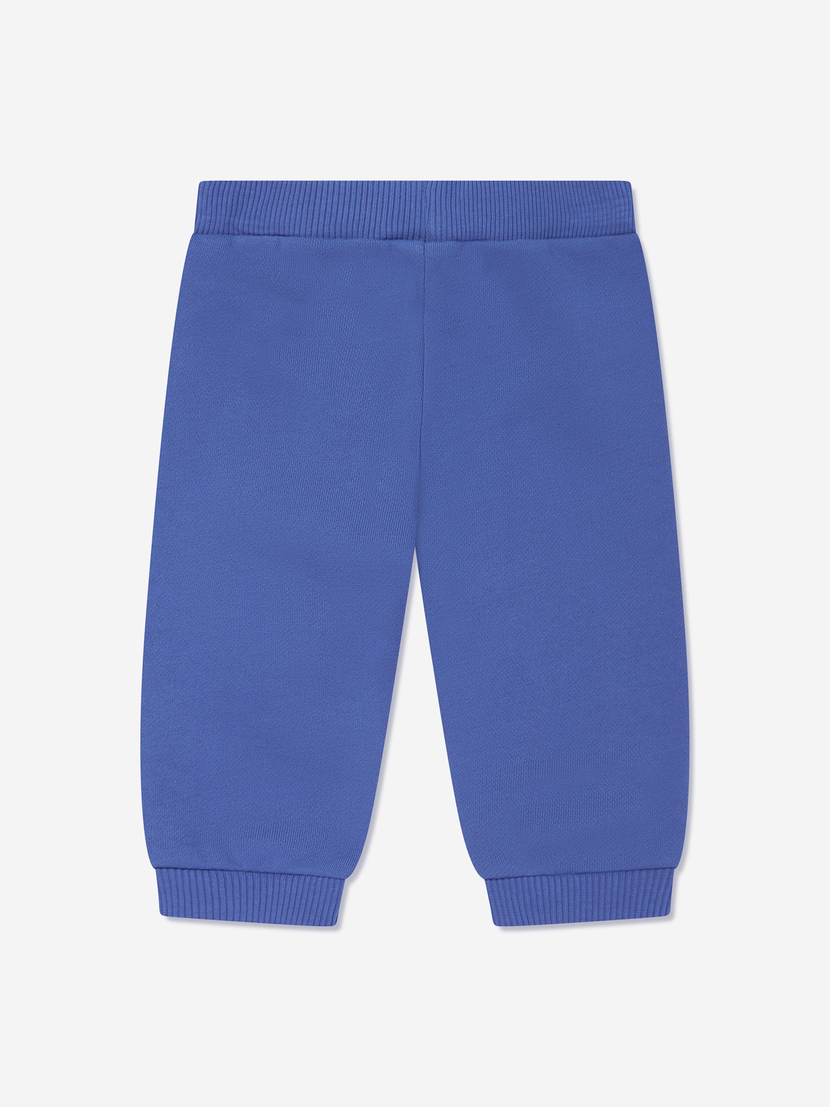Balmain Baby Boys Logo Joggers - Blue Cotton Jogging Pants for Toddlers | Comfortable Casual Wear for Playdates & Outings