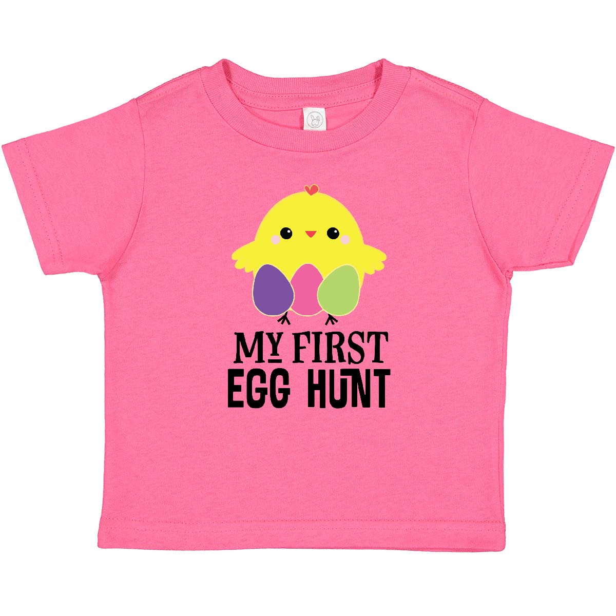 Inktastic Easter Baby's First Egg Hunt Baby T-Shirt - Cute Easter Outfit for Infants & Toddlers - Perfect for Easter Celebrations, Photo Shoots & Family Gatherings