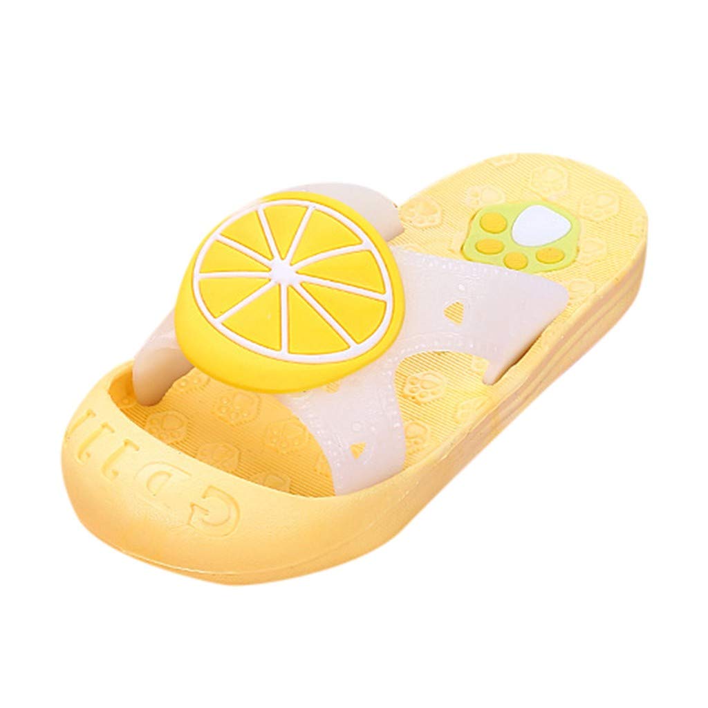 Non-Slip Toddler Fruit Bath Slippers - Soft Kids Shower Sandals for Summer Beach & Pool - Cute Water Shoes for Boys & Girls - Perfect for Bath Time, Swimming & Indoor Play