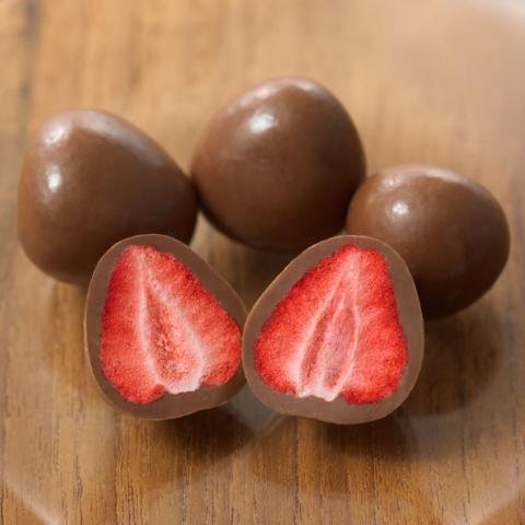 Premium Muji Chocolate Covered Strawberries 50g - Delicious Japanese Snacks for Gifts, Parties & Dessert Lovers