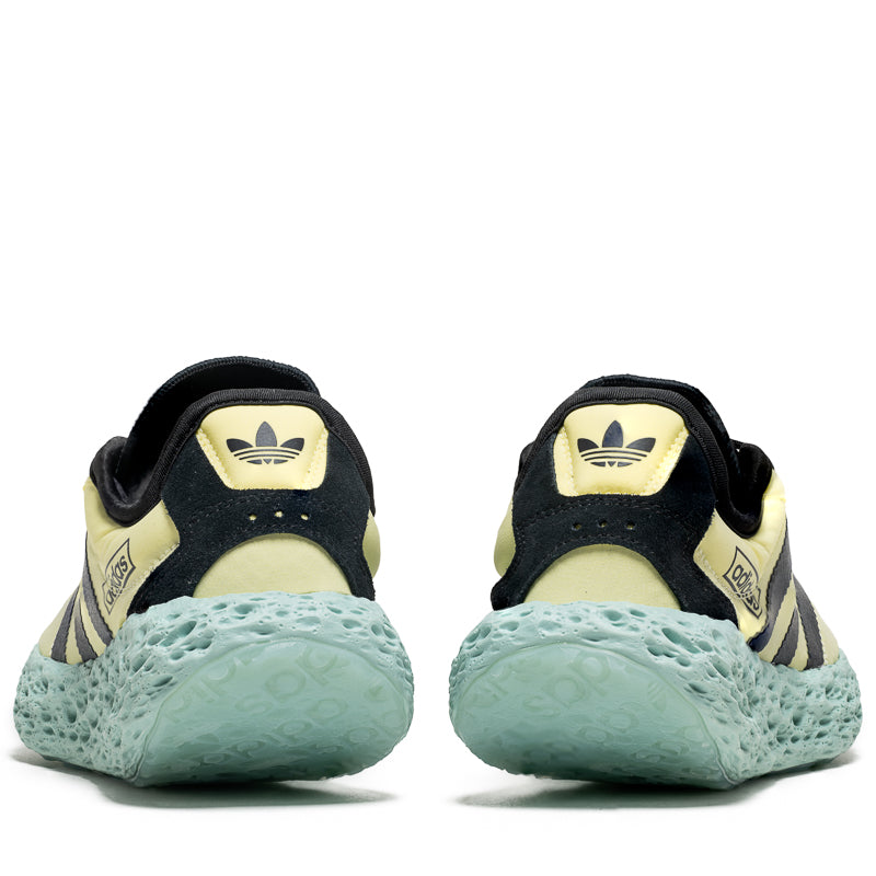 Adidas Zponge Running Shoes for Men - Ice Yellow/Core Black - Lightweight & Comfortable for Jogging, Gym Workouts, and Daily Wear