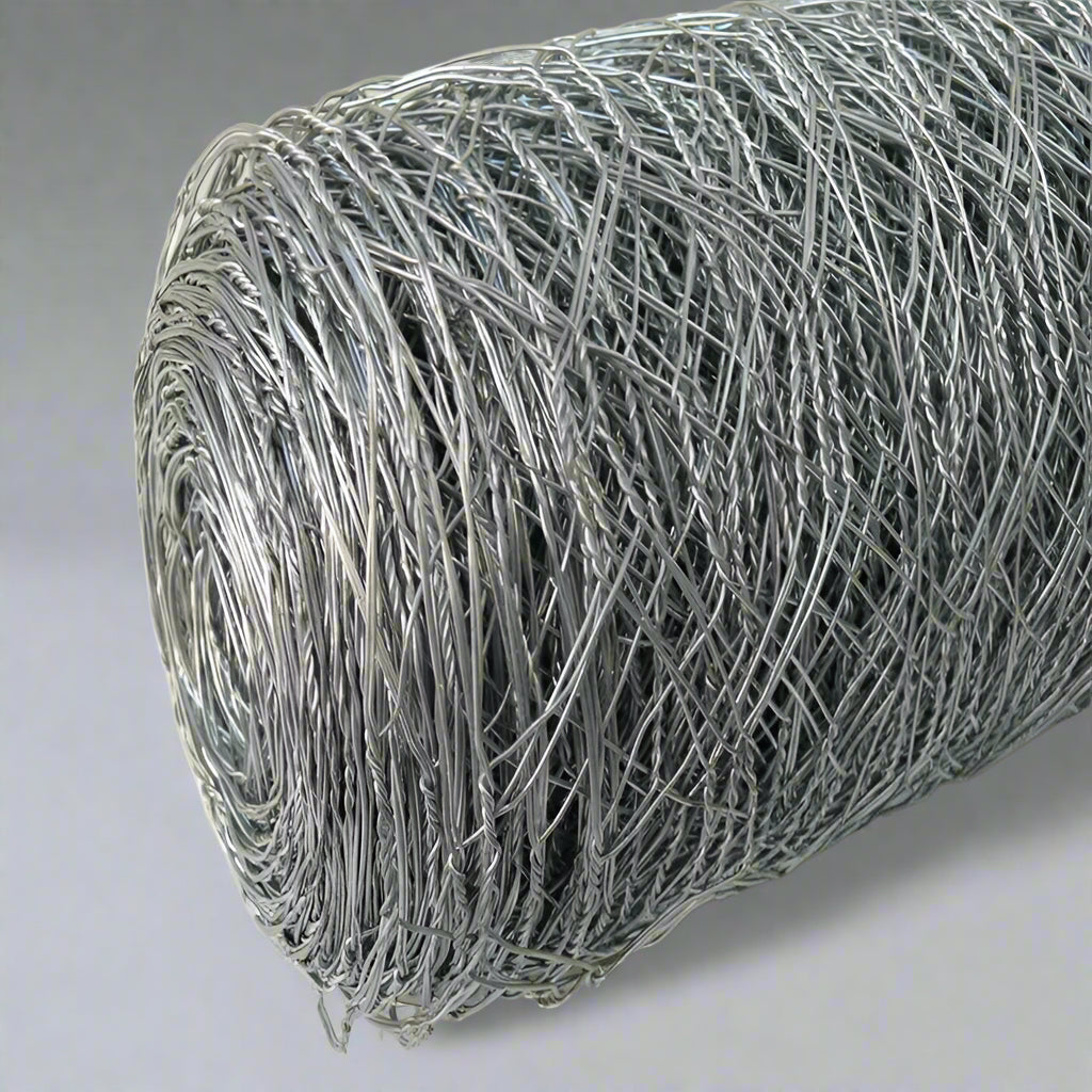 5 FT x 100 FT Galvanized Steel Chicken Wire Fence Roll - 2 Inch Mesh, 20 Gauge Heavy Duty Poultry Netting for Garden Protection, Animal Enclosures & DIY Projects | SKU: 320635