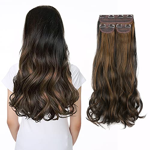 Dark Brown & Pale Ash Blonde