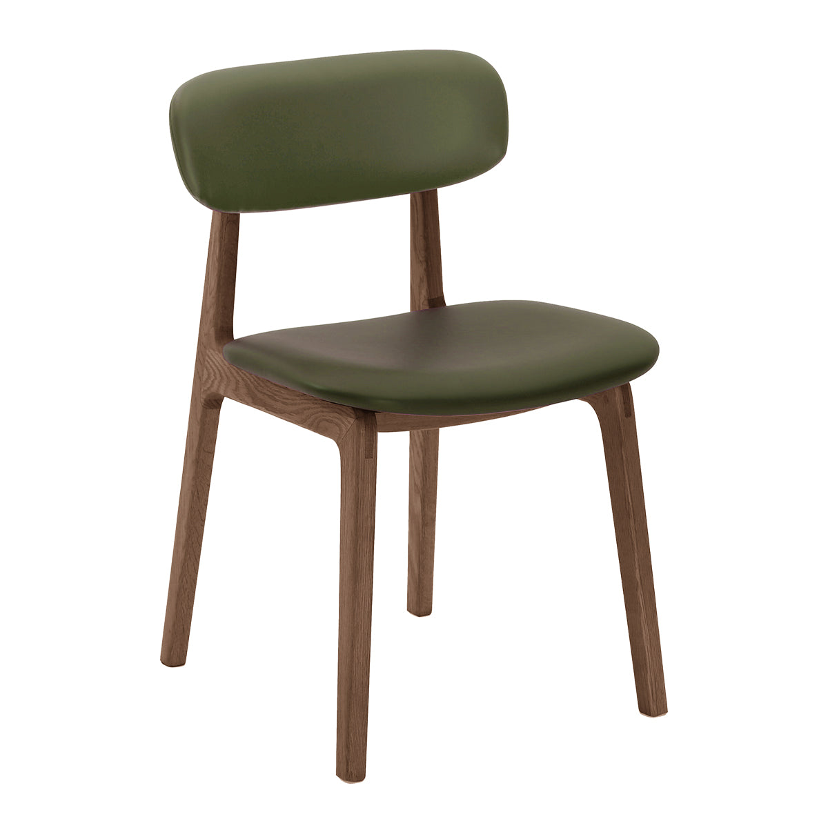 Premium Alaska Leather Dining Chair - Genuine Leather Upholstered, Ergonomic Design for Comfortable Dining - Perfect for Home, Restaurant, and Office Use