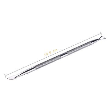 Professional Stainless Steel Nail Gel Polish Remover with Cuticle Pusher - Manicure & Pedicure Tool Kit for Salon & Home Use - Perfect for DIY Nail Care, Gel Removal, and Cuticle Maintenance