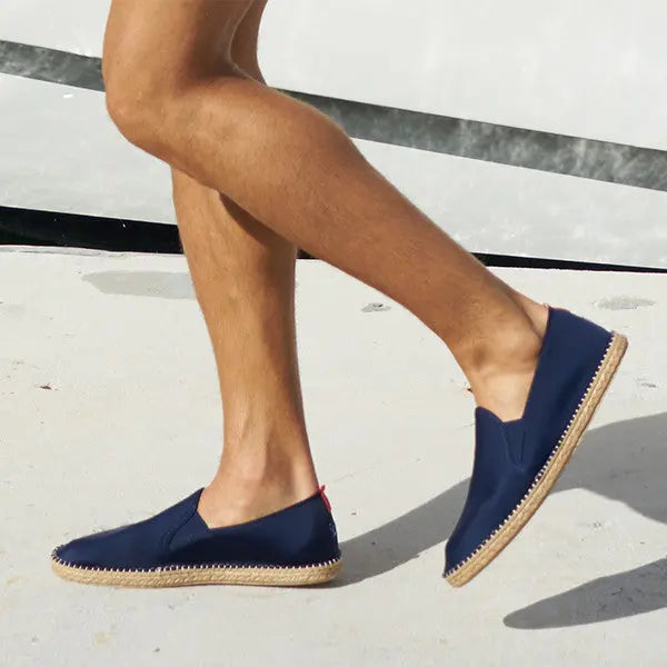 Mariner Slip-On Dark Navy Boat Shoes for Men - Comfortable & Stylish Deck Shoes for Sailing, Casual Wear, and Outdoor Activities
