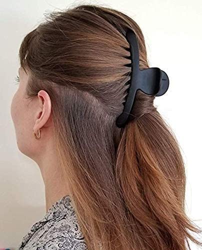 Butterfly Hair Clips for Women - 2 Pack Large Hair Claw Clips for Women & Girls - Non-Slip Hair Accessories for Ponytail, Bun & Updos - Perfect for Daily Use, Work & Special Occasions