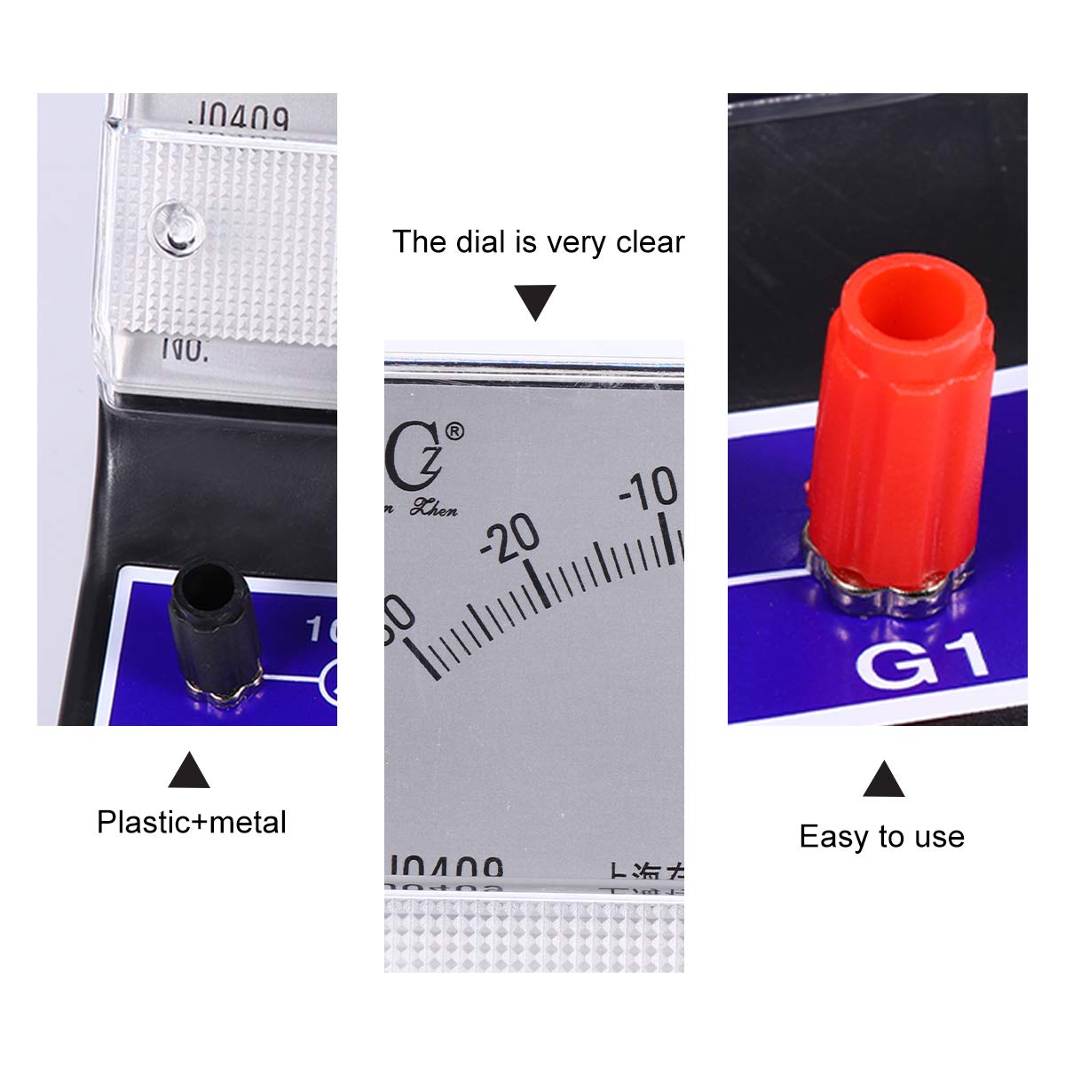High Precision Amperemeter G Table Galvanometer - Microammeter for Physics Experiments & Electrical Testing | Perfect for Labs, Classrooms & DIY Electronics Projects