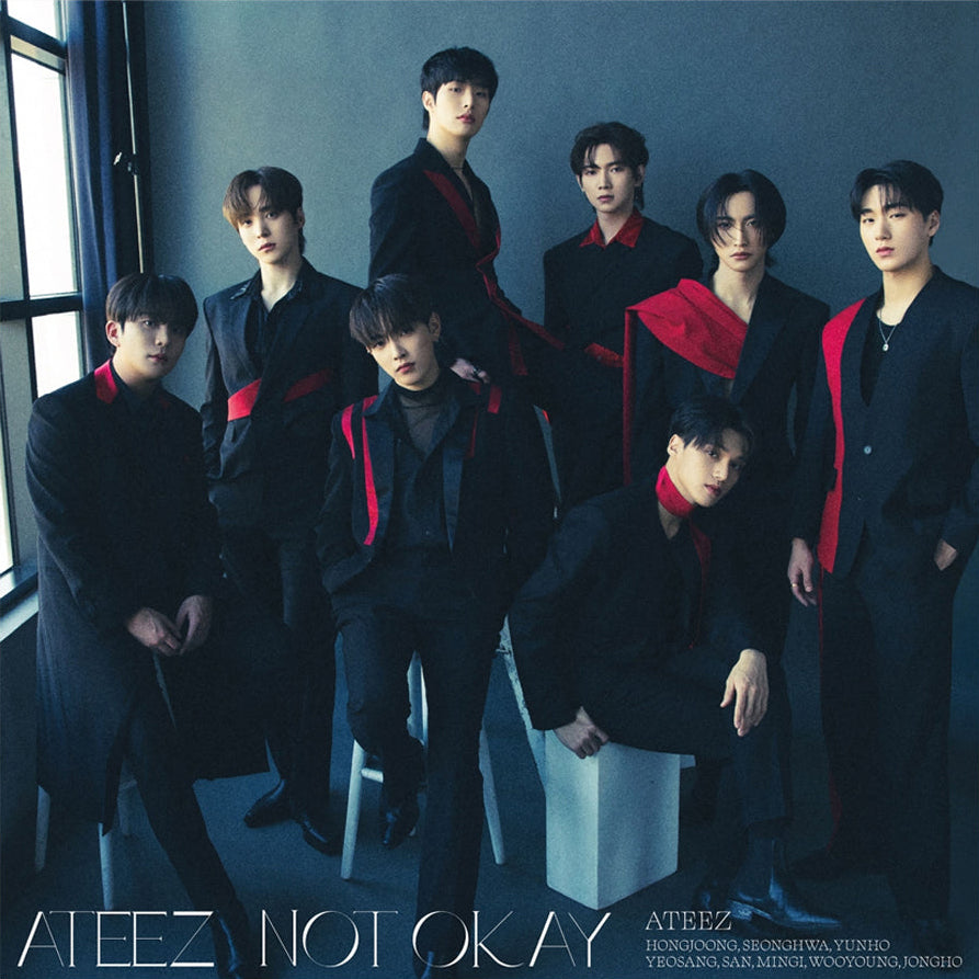 ATEEZ 3rd Japanese Single 'NOT OKAY' CD - Limited Edition | K-Pop Album for Fans | Perfect for Collectors & Music Lovers