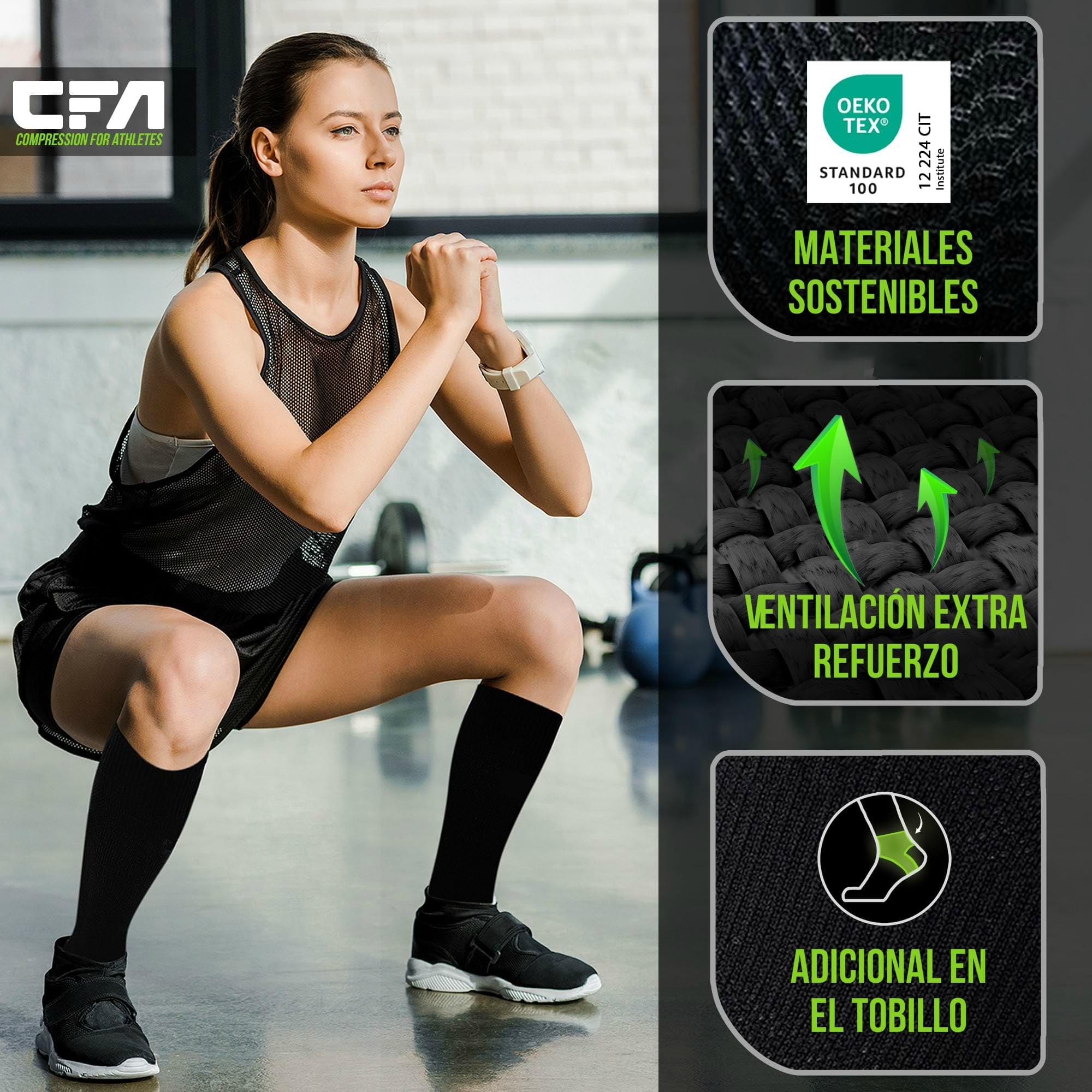 Best Compression Socks for Women & Men - 20-30 mmHg Graduated Support for Circulation, Running, Travel & Recovery - Black, Beige, Navy (3-Pack) - Perfect for Nurses, Athletes & Long Flights