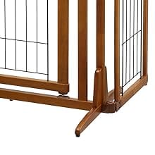 ReadyPet Extra Tall Freestanding Pet Gate with Walk-Through Door - Perfect for Stairs, Doorways & Large Openings - Safety Barrier for Dogs & Cats