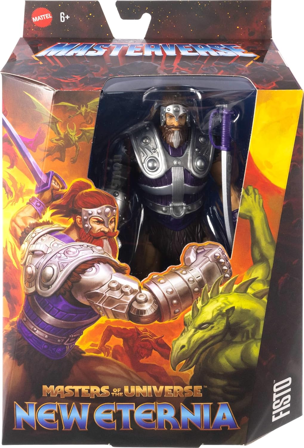 New Eternia Fisto Action Figure - Masters of the Universe Masterverse Collection by Mattel - Perfect for Collectors, Display, and Play