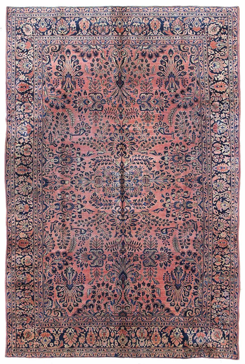 Antique Sarouk Handwoven Traditional Persian Rug JF5856 - Perfect for Living Room, Bedroom & Home Decor
