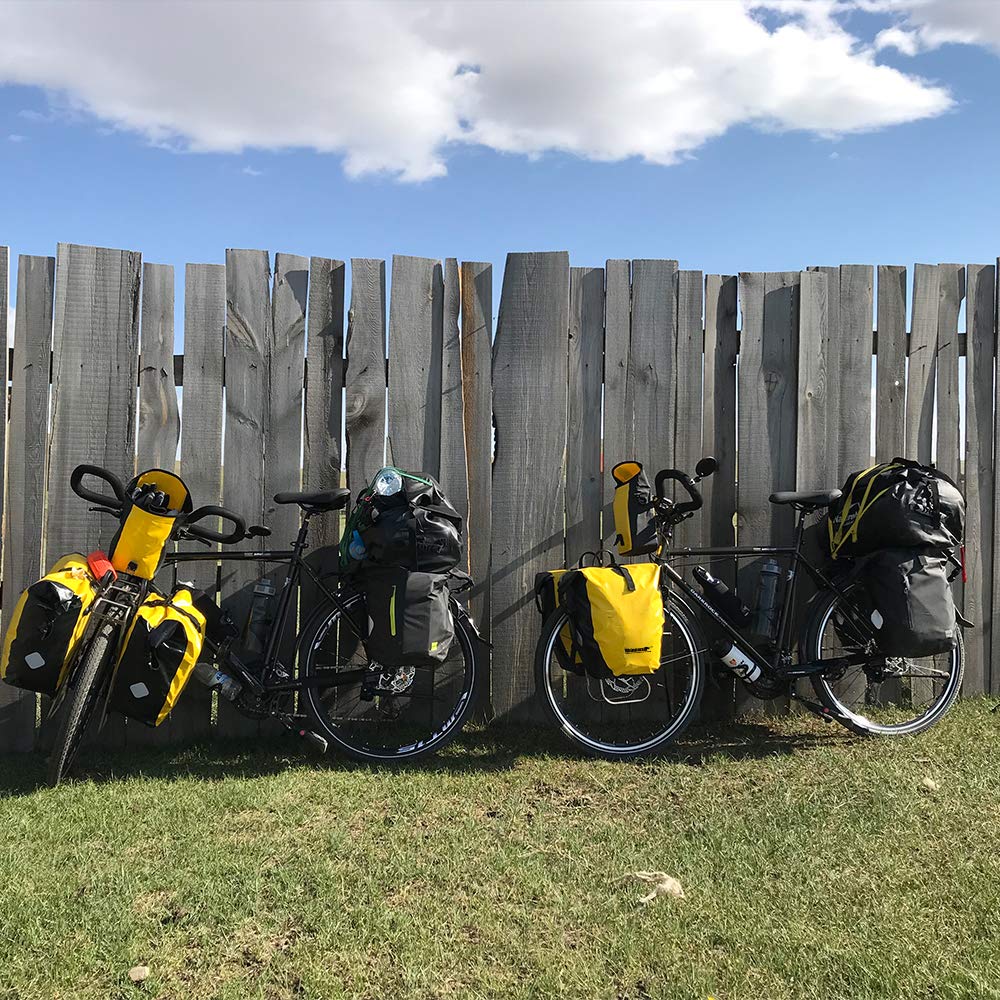 Rhinowalk Waterproof Bike Pannier Bag - Bicycle Cargo Rack Saddle Bag with Shoulder Strap, Laptop Compatible Cycling Accessories | Perfect for Commuting, Touring & Outdoor Adventures