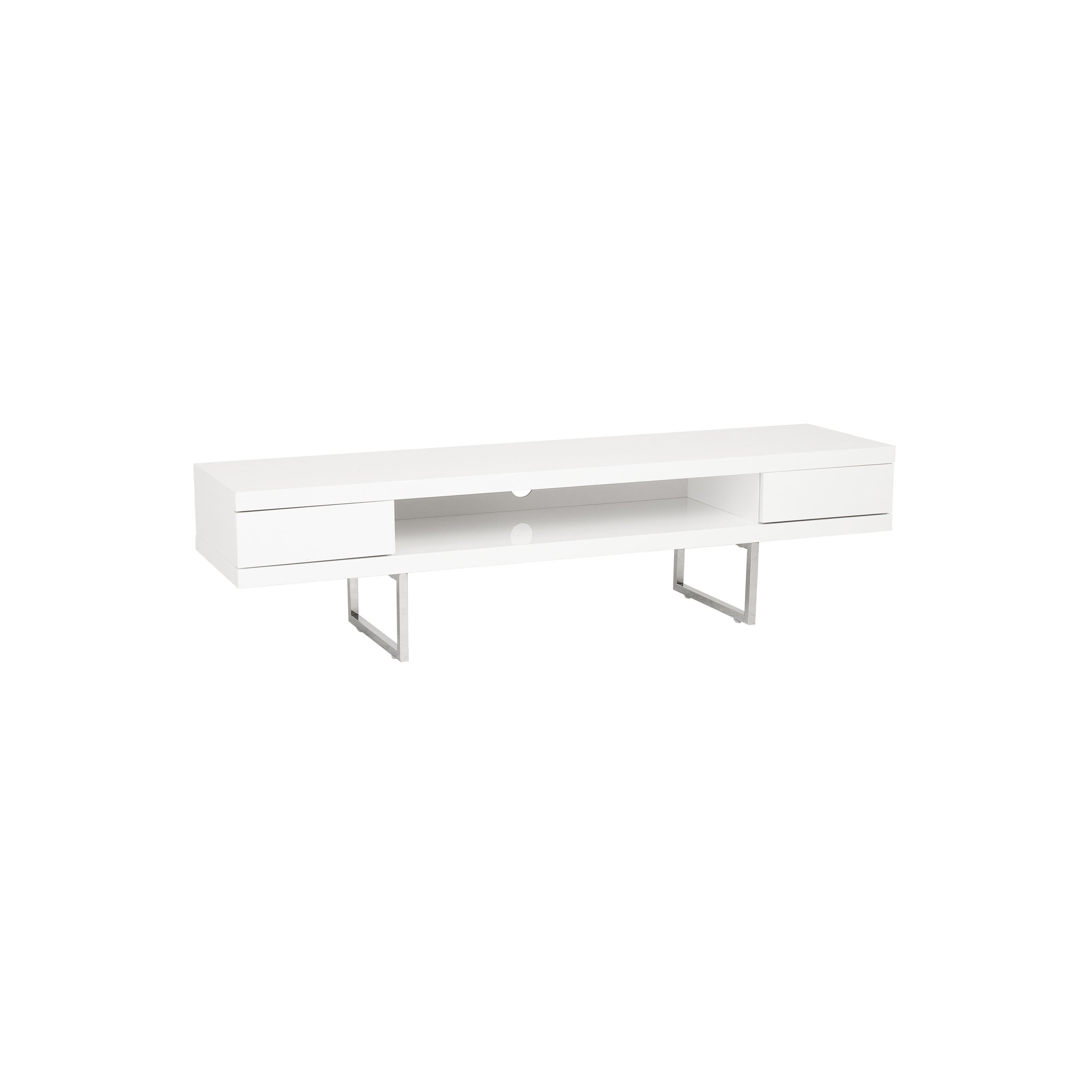 EURO Miranda 63-inch TV Stand with Storage Shelves - Modern Entertainment Center for Living Room, Bedroom & Home Theater