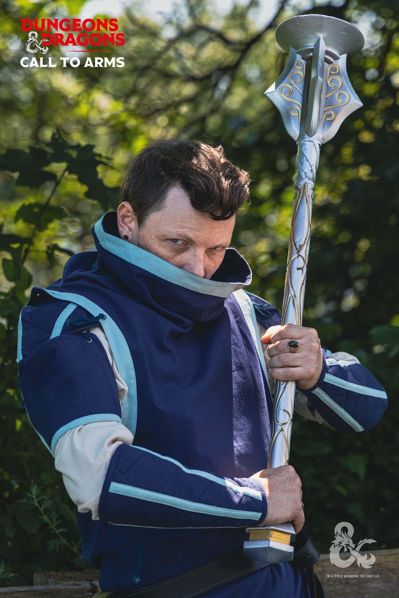 Dungeons & Dragons Foam Cleric Mace - LARP Weapon for Cosplay, D&D Gaming & Fantasy Role-Playing