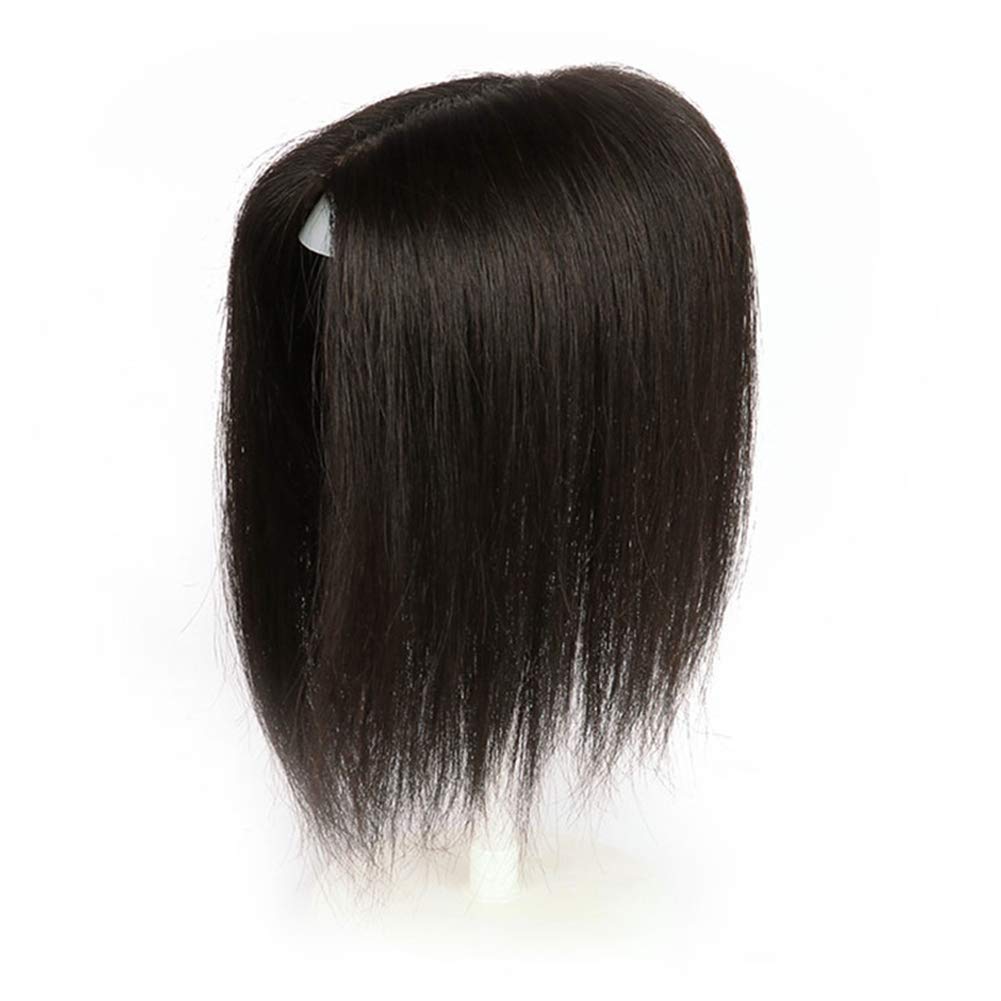 100% Real Human Hair Forehead Topper with Clips - 5.5