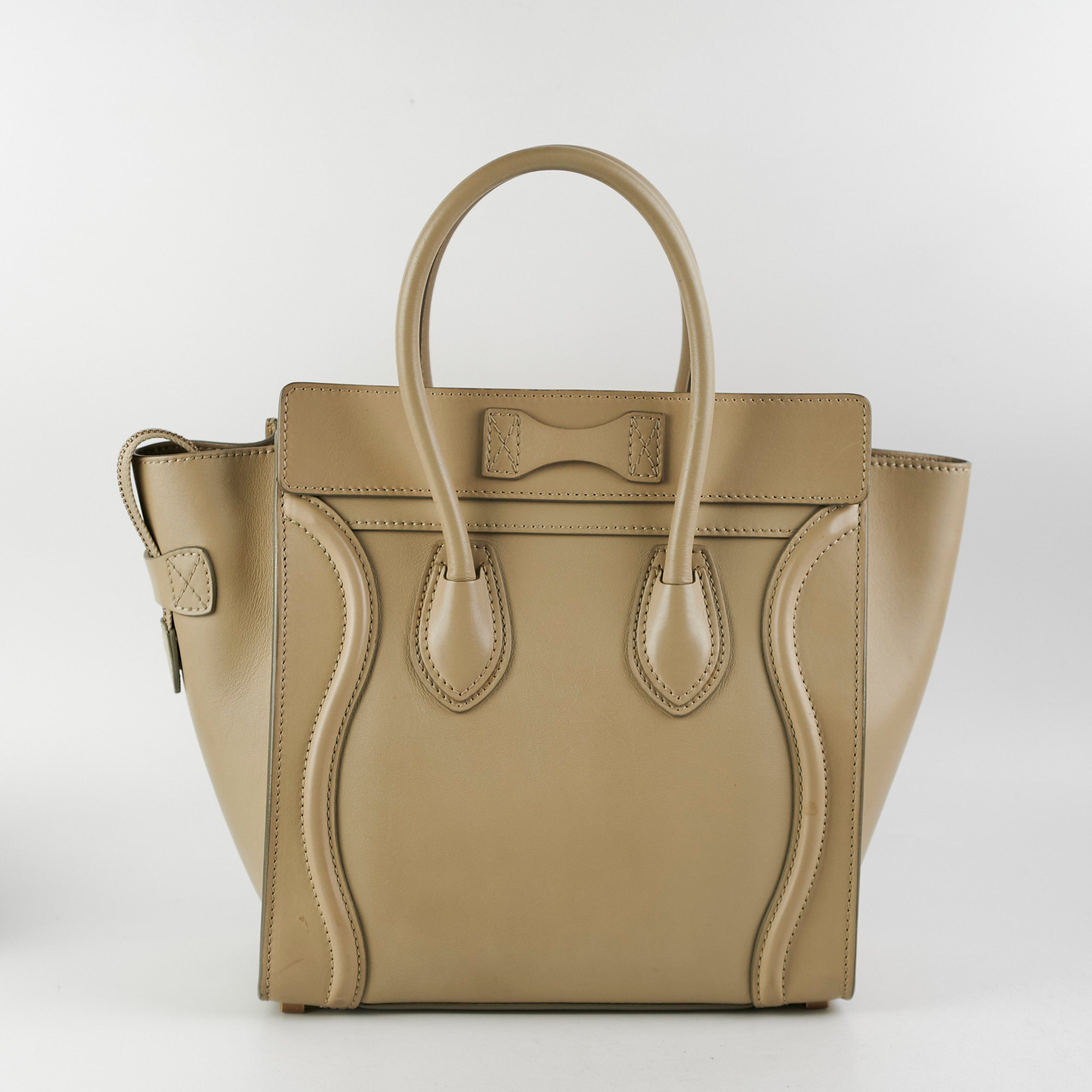 Celine Luggage Micro Light Mastic - Stylish Leather Handbag for Women | Perfect for Work, Travel & Everyday Use
