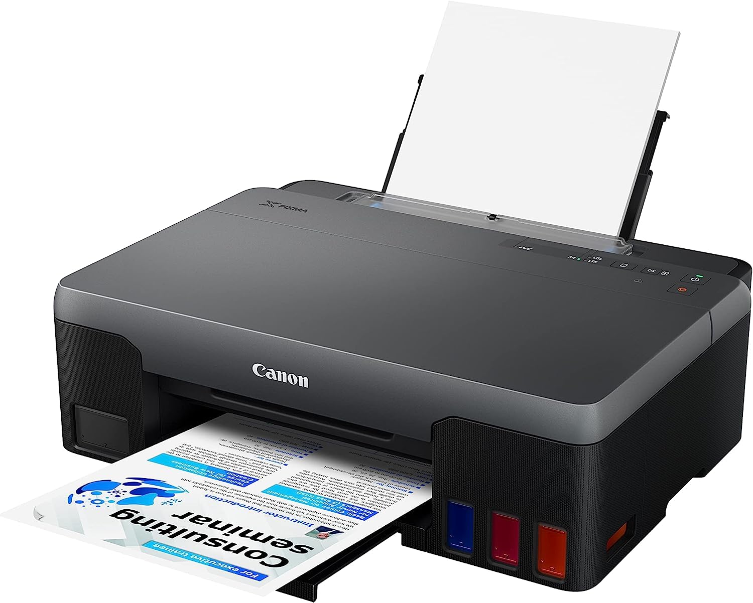 Canon G1220 MegaTank Wireless Inkjet Printer with High-Capacity Ink Tanks - Ideal for Home Office Printing & Small Business Use