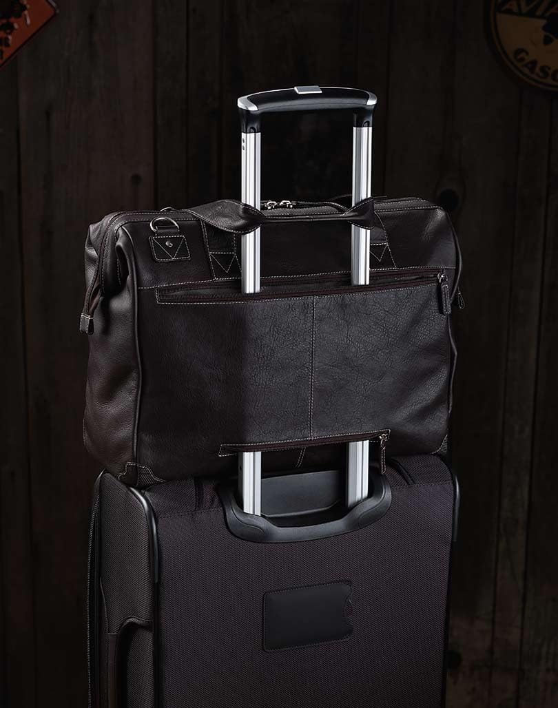 Lightspeed Aviation - The Gann Leather Flight Bag 4112 | Premium Pilot Travel Bag for Aviation Enthusiasts | Perfect for Business Trips & Airplane Cockpit Storage