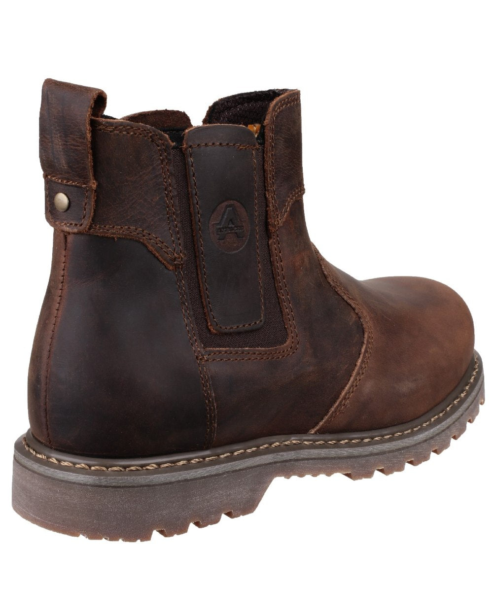 Amblers Safety FS165 Pull On Work Boots - Slip Resistant, Steel Toe, Waterproof for Construction & Industrial Safety - Perfect for Warehouse, Factory & Outdoor Work