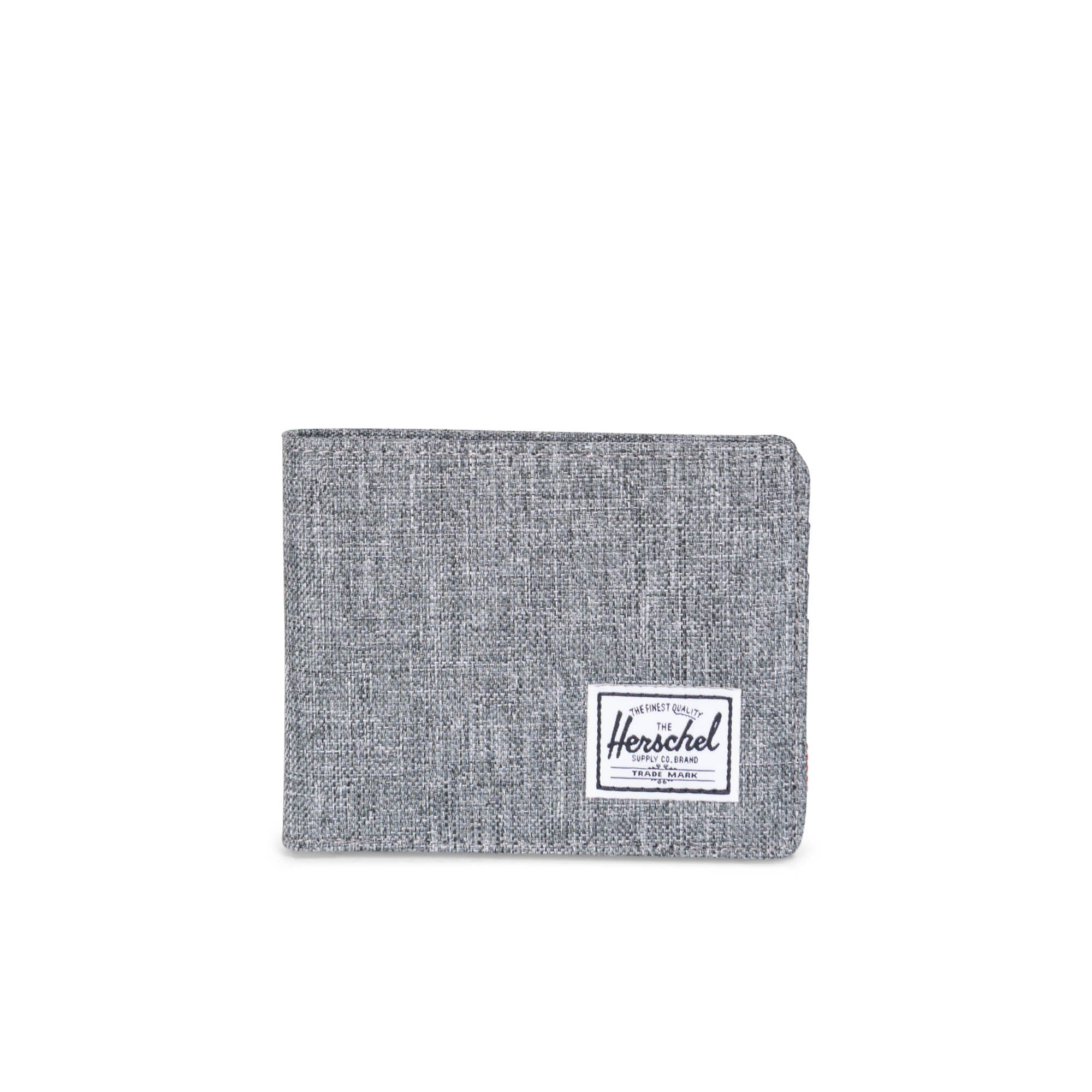 Herschel Roy Wallet for Men - Slim RFID Blocking Leather Bifold Wallet in Raven X - Perfect for Everyday Use, Travel & Business
