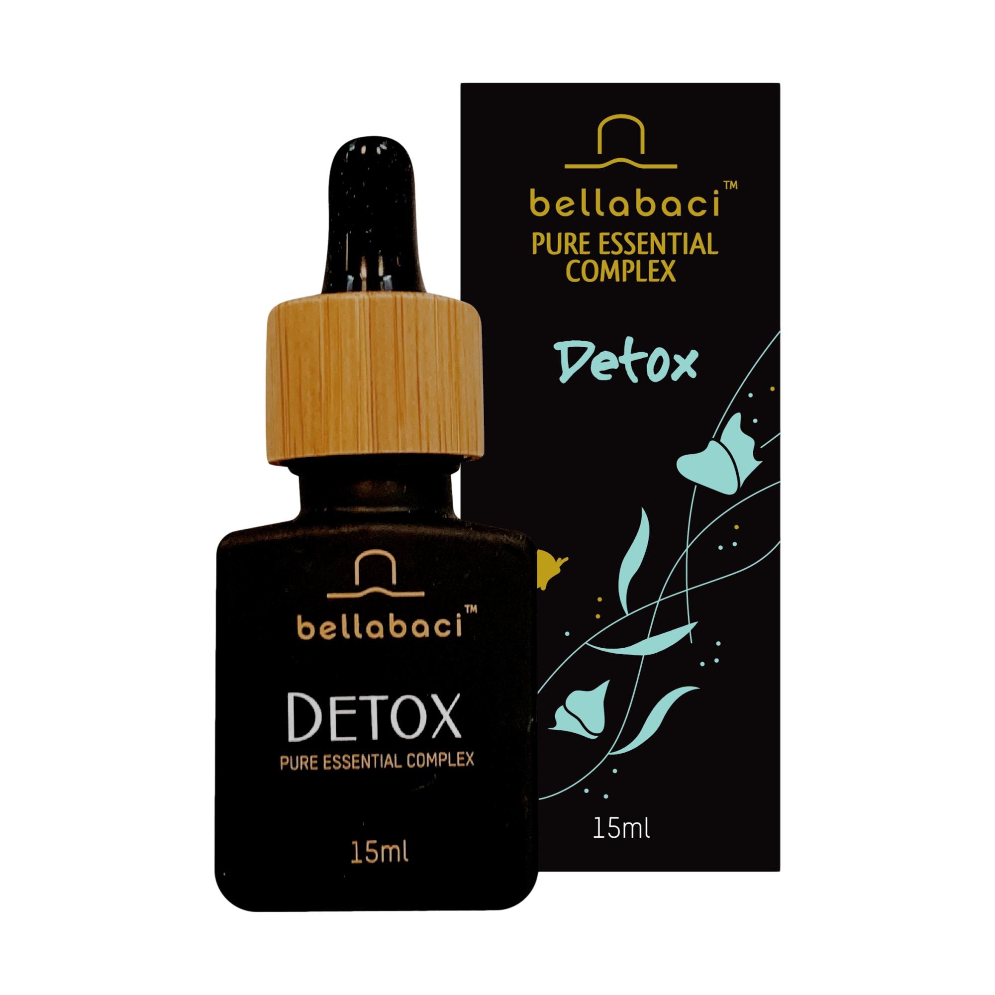 Bellabaci Detox Pure Essential Complex - 15 mL, Buy 2 Get 1 Free | Natural Body Detox & Relaxation Oil for Massage, Spa & Aromatherapy