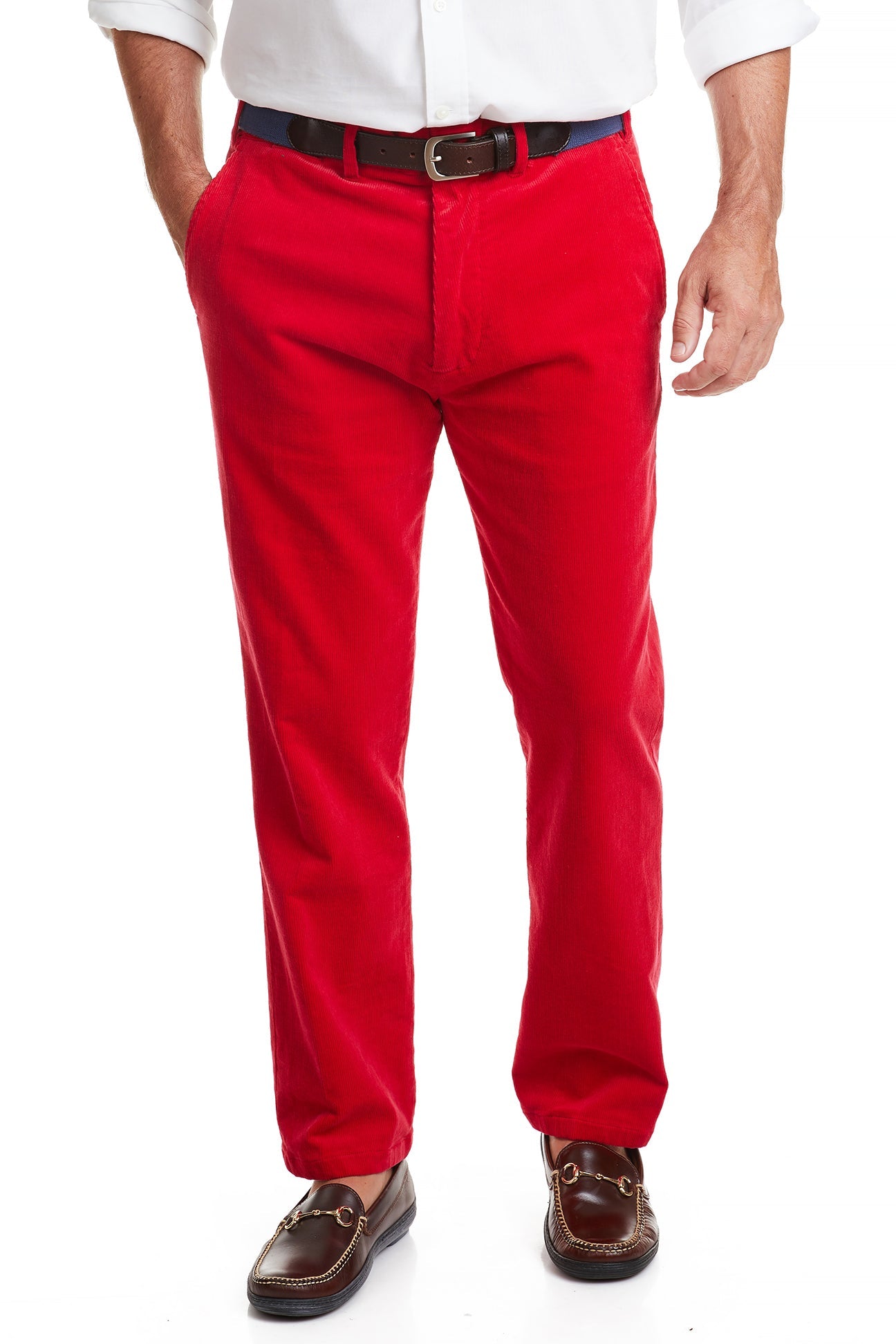 Beachcomber Corduroy Pants for Men - Crimson Red Casual Trousers | Comfortable & Stylish for Outdoor Activities, Travel & Everyday Wear