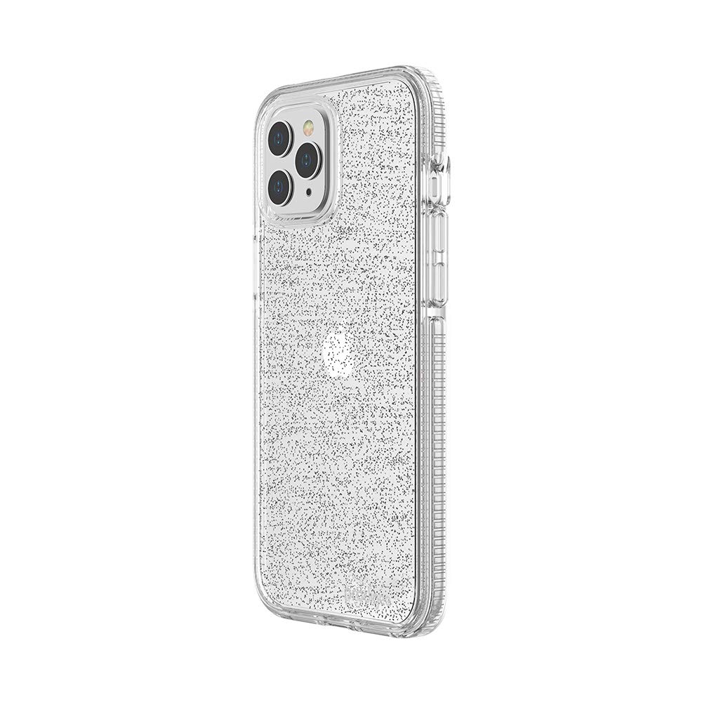 Prodigee Superstar Clear Sparkle Glitter Case for iPhone 12 Mini - Military Grade Drop Tested, Shockproof, Wireless Charging Compatible (5.4 inch) - Perfect for Everyday Protection & Stylish Outfits