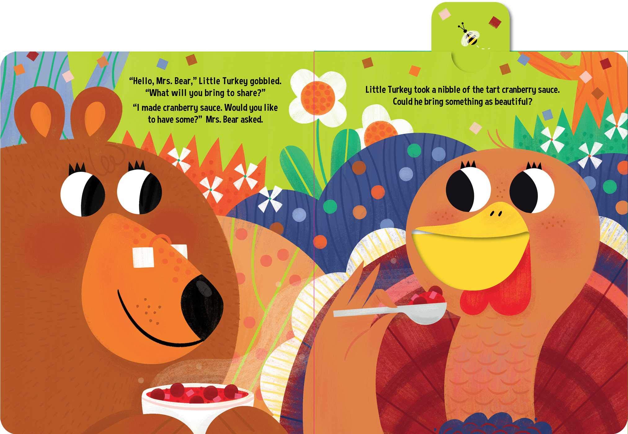 Turkey Gobble Crunchy Board Book for Toddlers - Fun & Durable Early Learning Book for Kids, Perfect for Thanksgiving, Storytime & Interactive Play