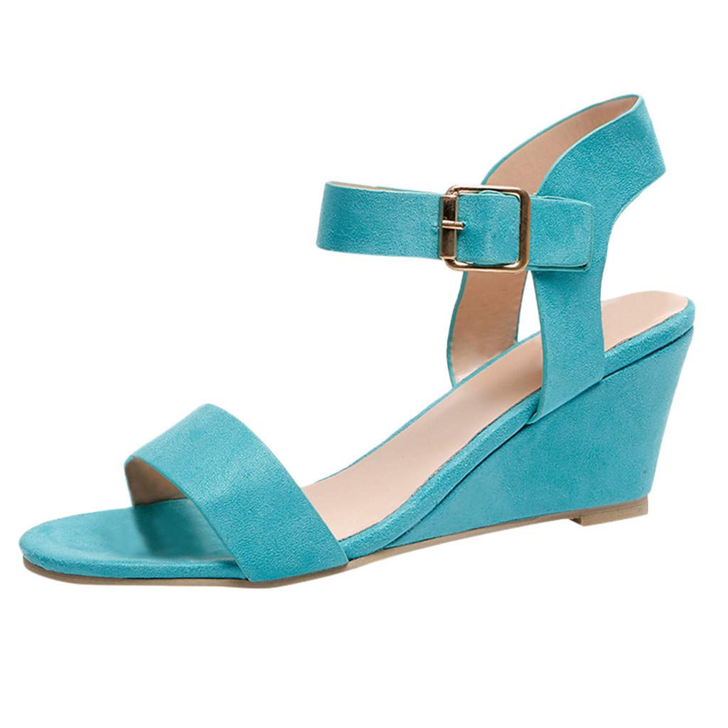 Women's Dressy Black & Grey Wedge Espadrille Sandals - Comfortable Flats for Summer, Beach, and Casual Outings